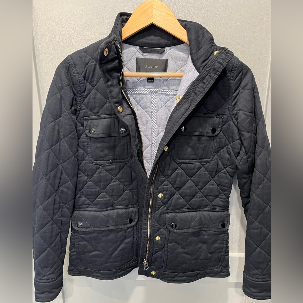 J Crew quilted Camp jacket